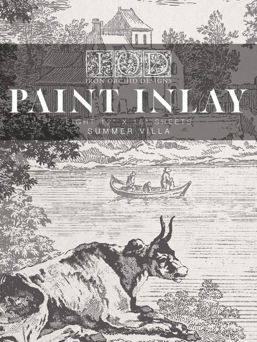 Deckblatt IOD Decor Paint Inlay Summer Villa  erhältlich bei Countryside Colours