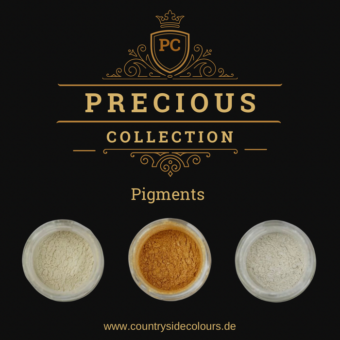 Posh Chalk Precious Metallic Pigments - Platinum Gold