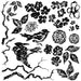 IOD Decor Stempel Birds Branches Blossoms - Countrysidecolours