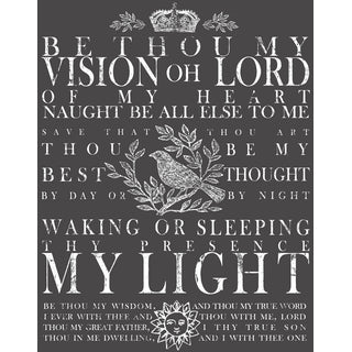 IOD Decor Transfers "Be Thou My Vision" klein  (Rolle) erhältlich bei Countryside Colours