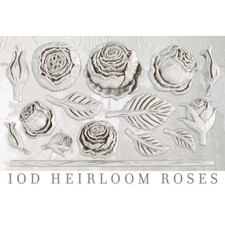 IOD Mould Heirloom Roses - Countrysidecolours