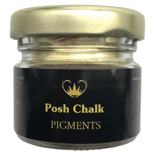 Posh Chalk Poporines Metallic Pigment  - Lemon Gold - - Countrysidecolours