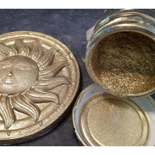 Posh Chalk Poporines Metallic Pigment  - Lemon Gold - - Countrysidecolours